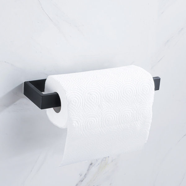 Uchwyt wieszak czarny samoprzylepny na ręczniki AS6622200