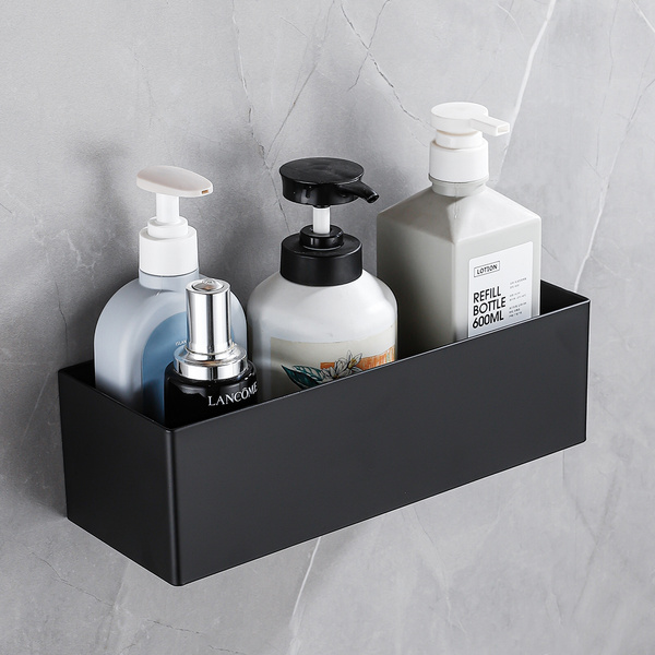 Koszyk półka łazienkowa czarna pod prysznic AS8802900