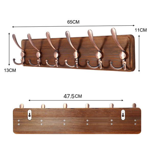 WIESZAK ŚCIENNY NA UBRANIA WIESZAK DO PRZEDPOKOJU