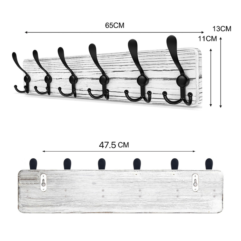 WIESZAK ŚCIENNY NA UBRANIA WIESZAK DO PRZEDPOKOJU