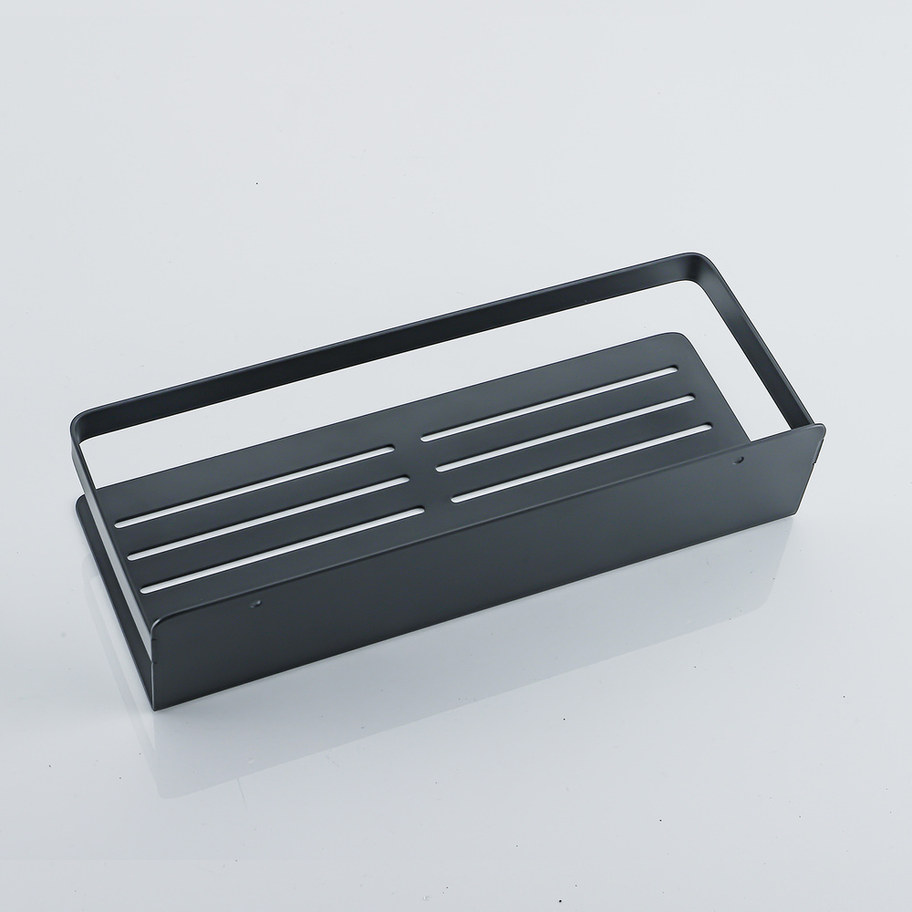 Koszyk półka łazienkowa czarna pod prysznic AS8801000