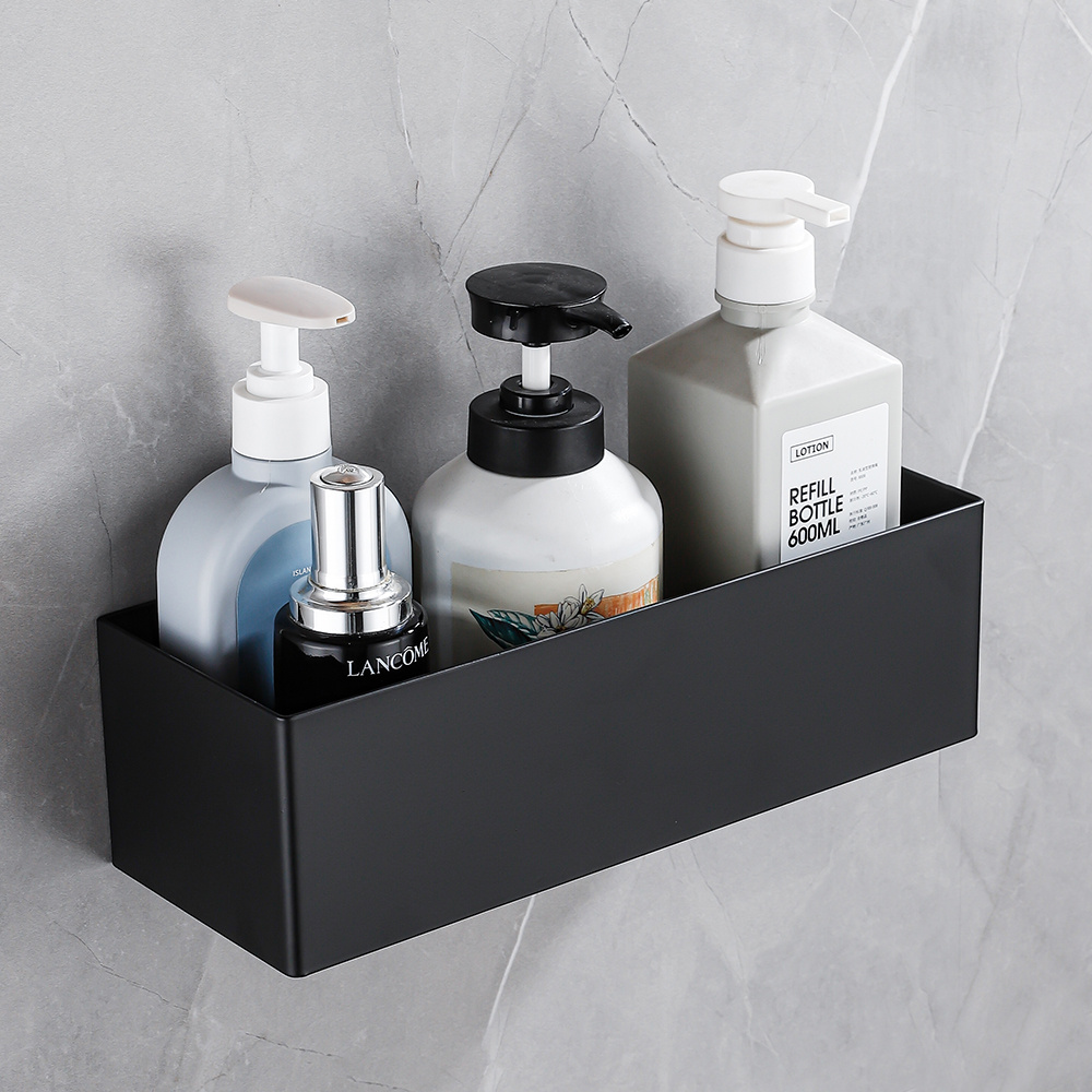 Koszyk półka łazienkowa czarna pod prysznic AS8802900