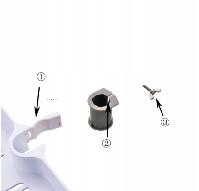 Półka mocowana na drążek prysznicowy AS8800900