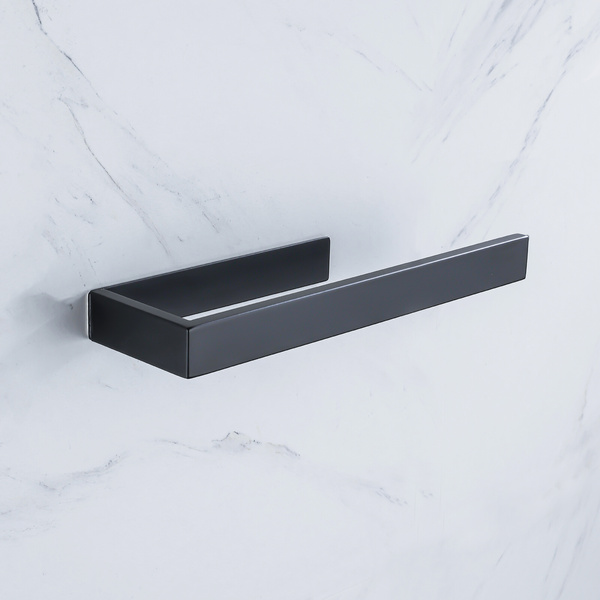 Uchwyt wieszak czarny samoprzylepny na ręczniki AS6622200