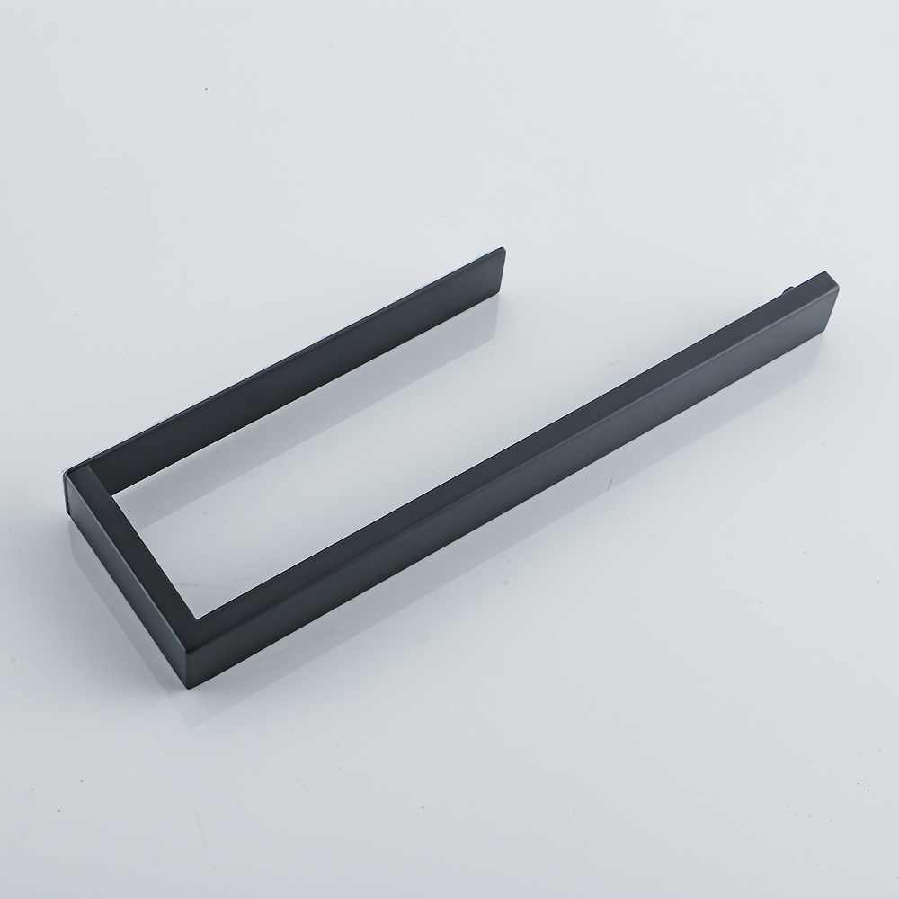 Uchwyt wieszak czarny samoprzylepny na ręczniki AS6622200