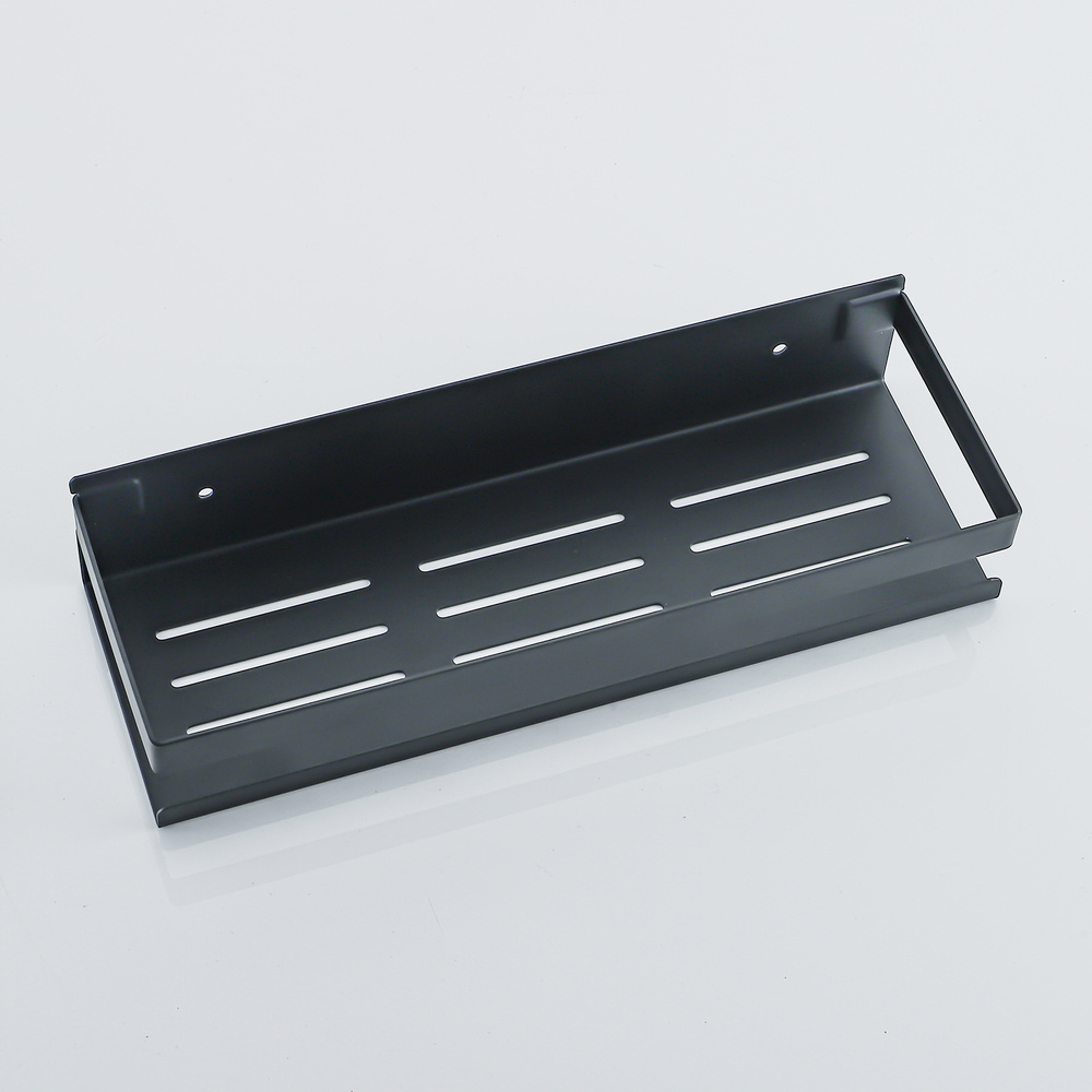 Koszyk półka łazienkowa czarna pod prysznic AS8801600