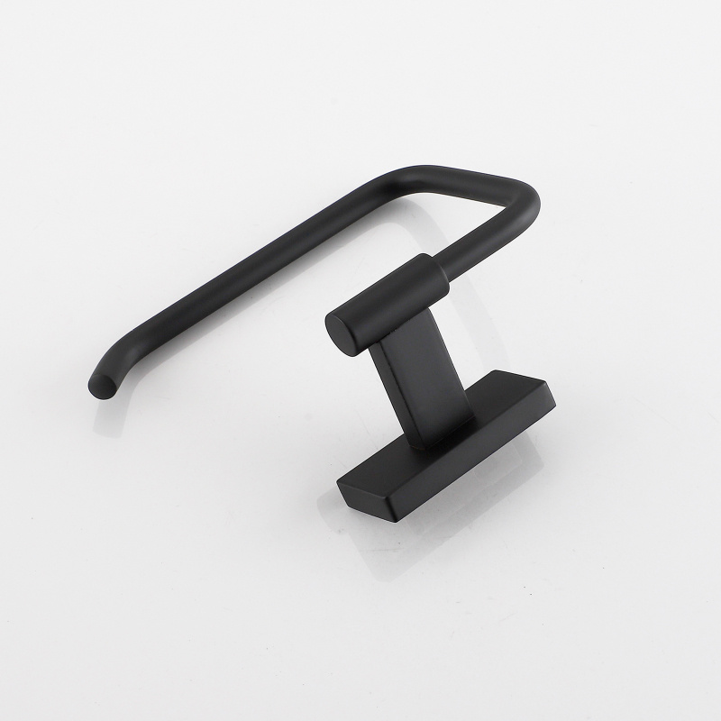 Uchwyt na papier toaletowy czarny AS8619500