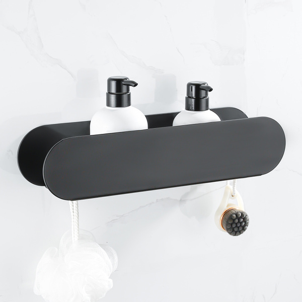 Koszyk półka łazienkowa czarna pod prysznic AS8801900