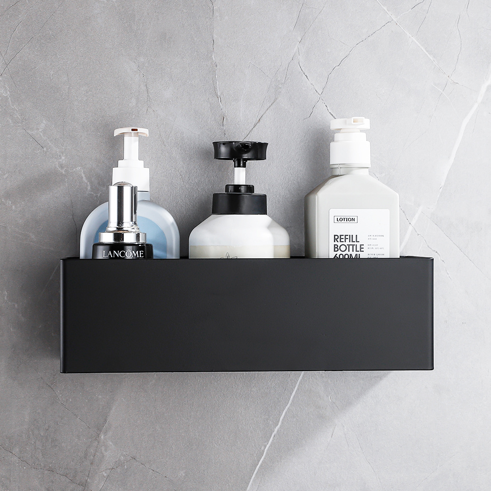 Koszyk półka łazienkowa czarna pod prysznic AS8802900