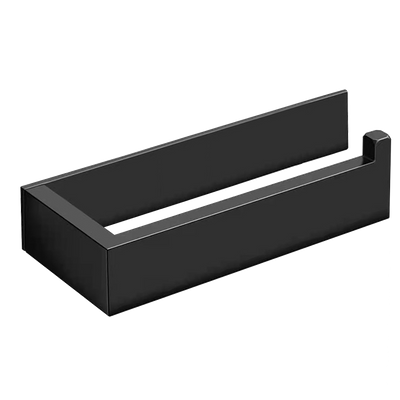 Uchwyt na papier toaletowy czarny samoprzylepny AS8619200